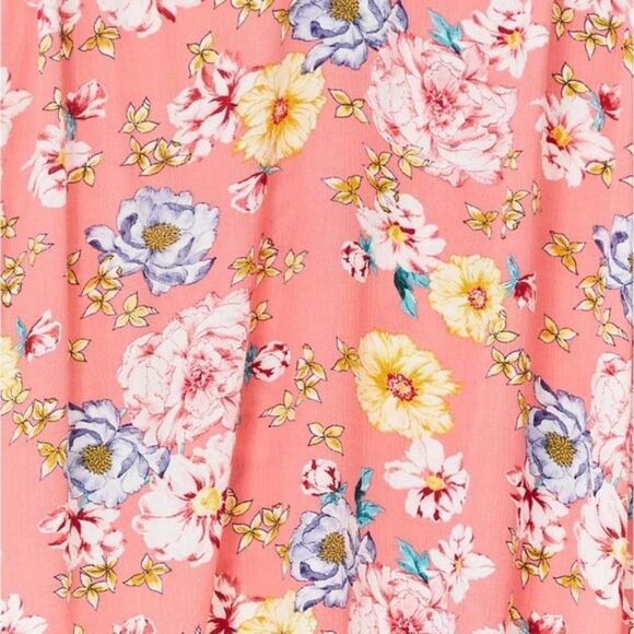 Torrid 12870280 SOPHIE CORAL FLORAL GAUZE SWING CAMI Tank Top V Neck Sleeveless - Picture 8 of 8